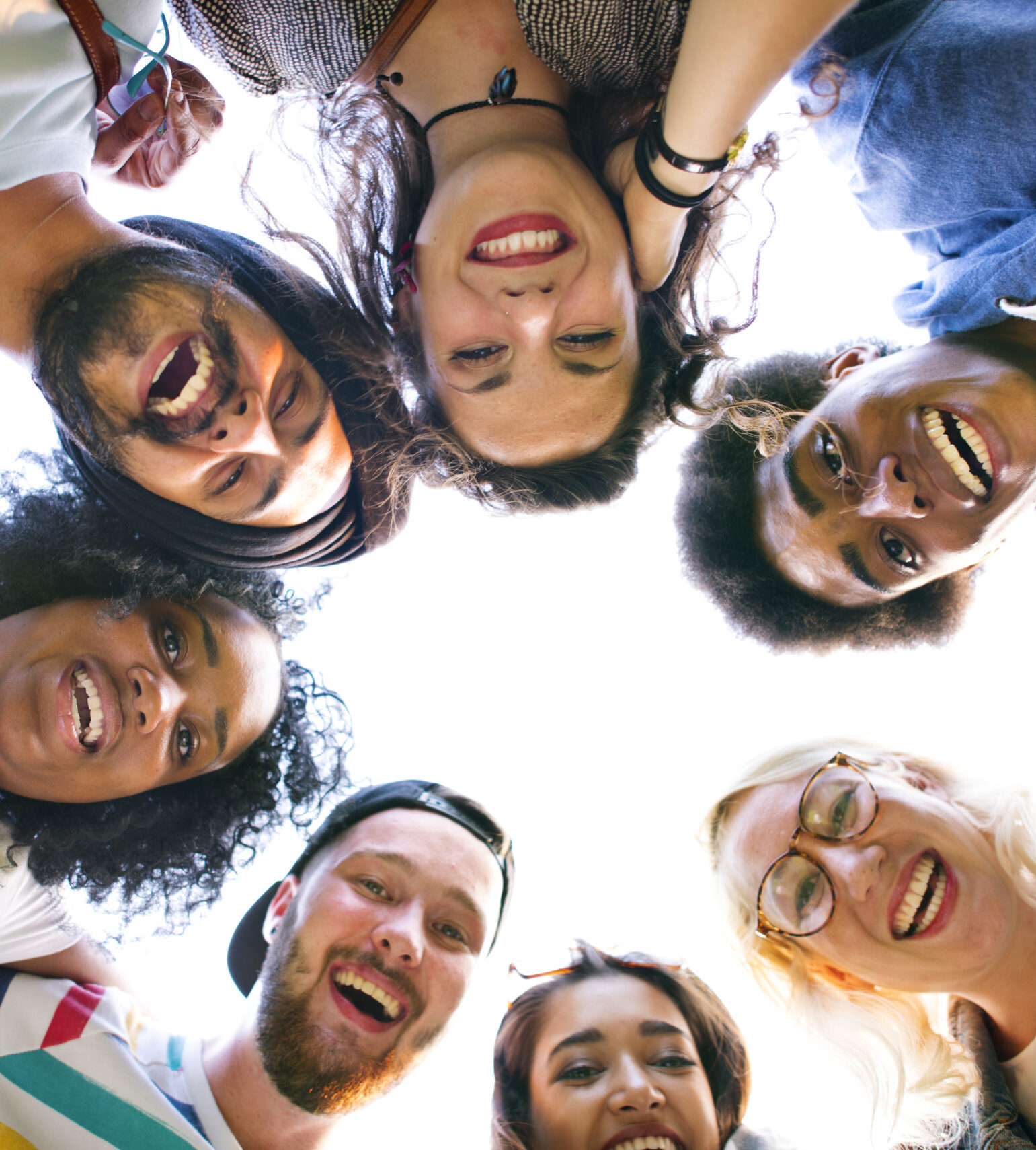 Diverse friends / students shoot